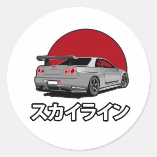 R34 Skyline Sticker
