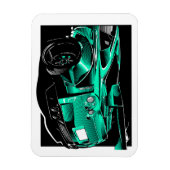 R35 GTR GROEN BEEST MAGNEET (Verticaal)