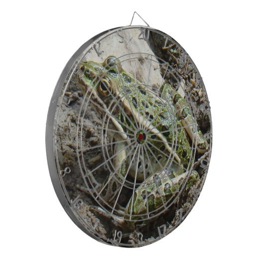 R3 Kikker van luipaard Dartbord (Voorkant Links)