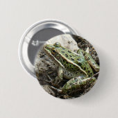 R3 Kikker van luipaard Ronde Button 5,7 Cm (Voorkant /achterkant)