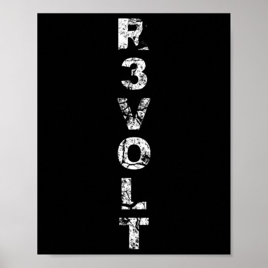 R3volt - Weersta - Rantiwork Poster (Voorkant)