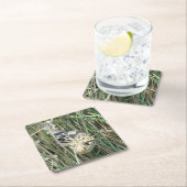 R4 Bull Snake in het gras Kartonnen Onderzetters (Insitu)