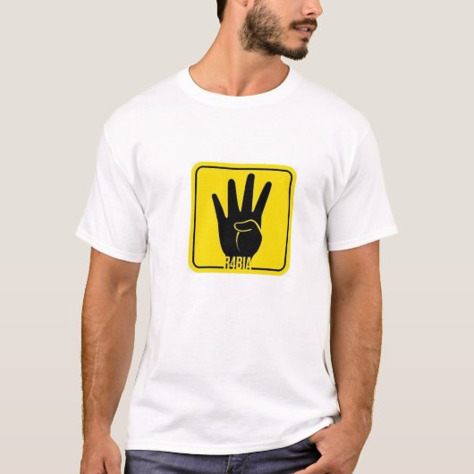 R4BIA, free Egypt, Stop Killing Inocents T-shirt (Voorkant)