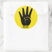 R4BIA RONDE STICKER (Tas)