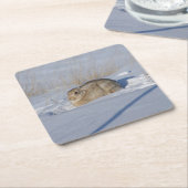 R5 Katoenstaartkonijn Kartonnen Onderzetters (Schuin)