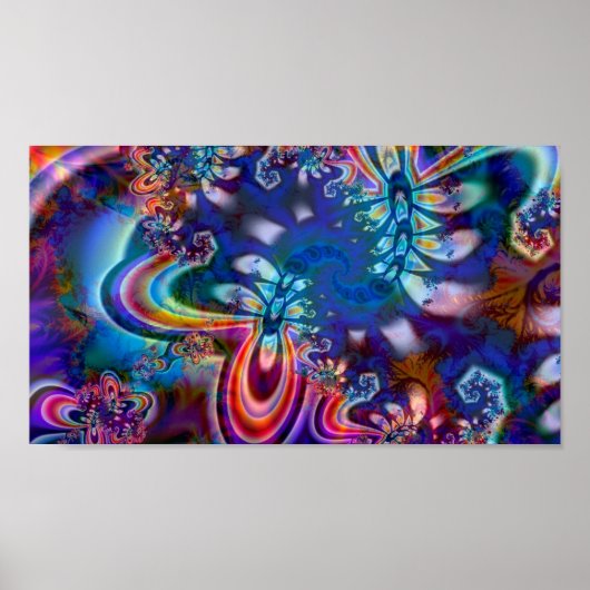 R5K4 Fractal Art Poster (Voorkant)