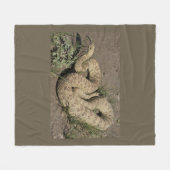 R6 Prairie Ratelslang Fleece Deken (Voorkant (Horizontaal))