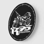 R75 Ronde (grote) wandklok (Hoek)