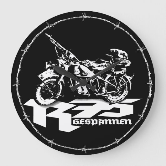 R75 Ronde (grote) wandklok (Voorkant)