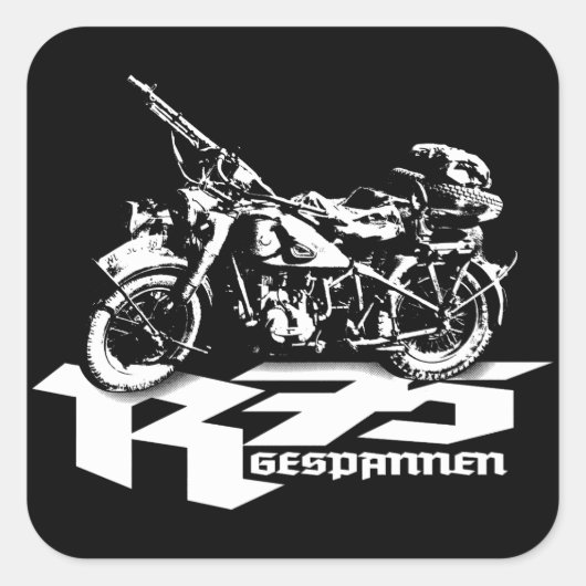 R75 Vierkante Stickers (Voorkant)