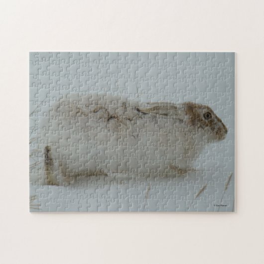 R7 Sneeuwschoehaas Klaar om te Lopen Legpuzzel (Horizontaal)