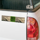R8 Prairie Ratelslang Bumpersticker (Op Truck)