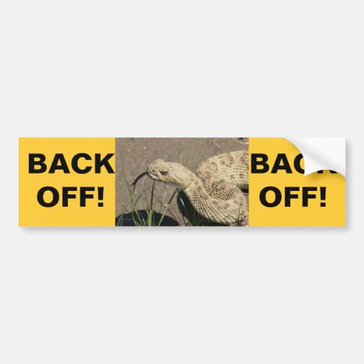 R8 Prairie Ratelslang Bumpersticker (Voorkant)