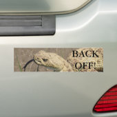 R8 Prairie Ratelslang Bumpersticker (Op auto)