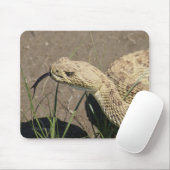 R8 Prairie Rattlesnake Head Shot Muismat (Met muis)