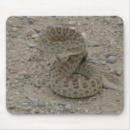 R9 Prairie Ratelslang Opgerold Muismat