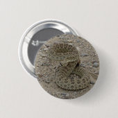R9 Prairie Ratelslang Ronde Button 5,7 Cm (Voorkant /achterkant)