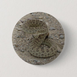 R9 Prairie Ratelslang Ronde Button 5,7 Cm