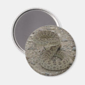 R9 Prairie Rattlesnake Opgerold Magneet (Voorkant / Achterkant)