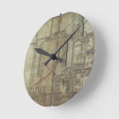 R 171 f.285 Plan of Canterbury Cathedral en de Ronde Klok (Hoek)