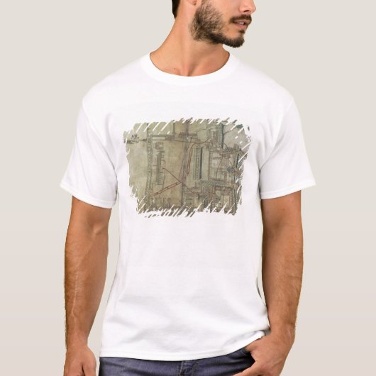 R 171 f.285 Plan of Canterbury Cathedral en de T-shirt (Voorkant)