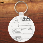 R-44 Robinson Sleutelhanger (Voorkant)