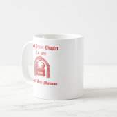 R.A.M. Tribe van Issachar (Royal Arch Masons) Koffiemok (Voorkant links)