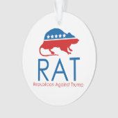 R.A.T.: Republikein tegen Trump Ornament (voorkant)
