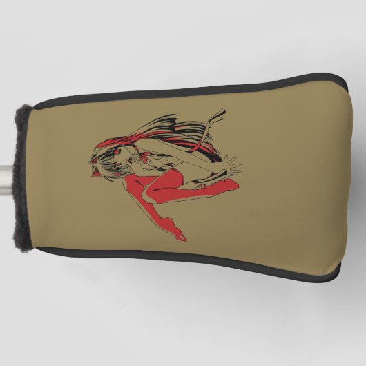 R & B Manga, Neko Catgirl Furry Loli Anime Golfheadcover (Voorkant)