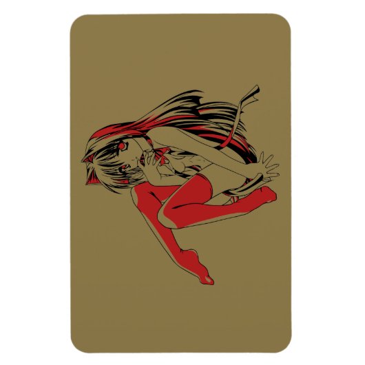 R & B Manga, Neko Catgirl Furry Loli Anime Magneet (Verticaal)