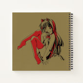 R & B Manga, Neko Catgirl Furry Loli Anime Notitieboek (Achterkant)