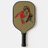R & B Manga, Neko Catgirl Furry Loli Anime Pickleball Paddle (Achterkant)