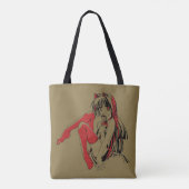 R & B Manga, Neko Catgirl Furry Loli Anime Tote Bag (Achterkant)