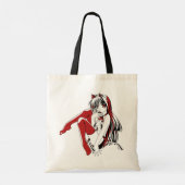 R & B Manga, Neko Catgirl Furry Loli Anime Tote Bag (Achterkant)