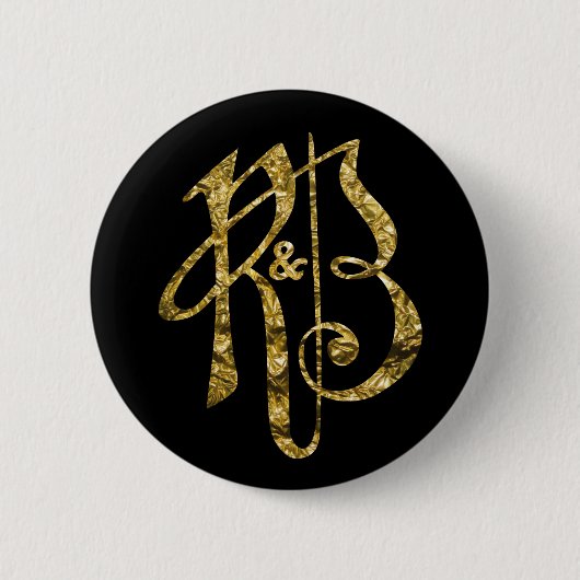 R&B RONDE BUTTON 5,7 CM (Voorkant)
