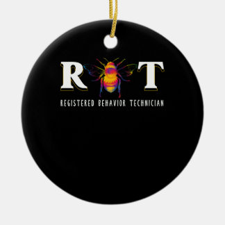 R Bee T RBT Registered Behavig technicus Keramisch Ornament