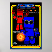 R-Bot VS. Retro Game Poster (Voorkant)