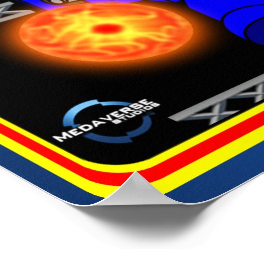 R-Bot VS. Retro Game Poster (Hoek)