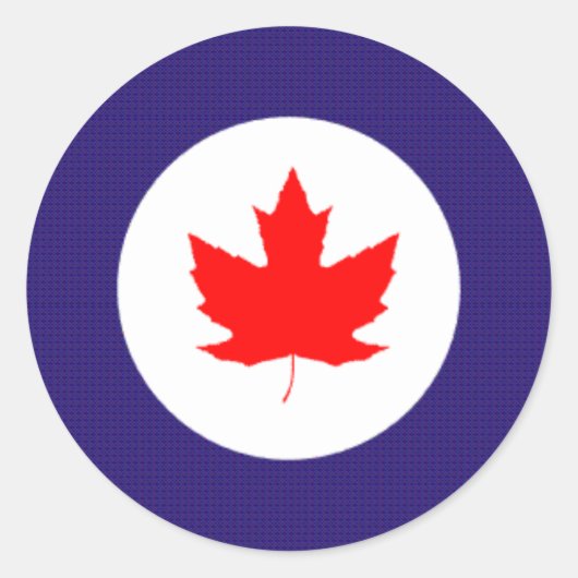 R.C.A.F. 40's -50's roundell Ronde Sticker (Voorkant)