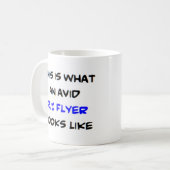 r/c flyer, avid koffiemok (Voorkant links)