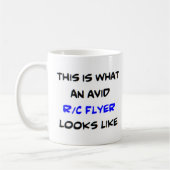 r/c flyer, avid koffiemok (Links)