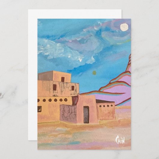 R.C. GORMAN HOME BEDANKKAART (Voorkant / Achterkant)