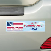 R/C SOARING PILOT - AMERIKA VAN DE VERENIGDE STATE BUMPERSTICKER (Op auto)