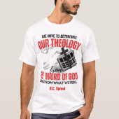 R. C. Sproul Quote Calvinista Reformado Cristiano T-shirt (Voorkant)