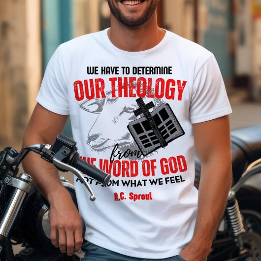 R. C. Sproul Quote Calvinista Reformado Cristiano T-shirt