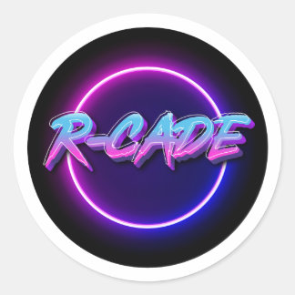 R-Cade-logo-sticker Ronde Sticker
