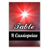R Cassiopeiae Kaart (Voorkant)