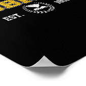 R College Cobras Arch Retro For Men Women  Poster (Hoek)