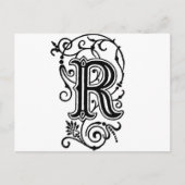 R Decoratieve brief Briefkaart (Voorkant)