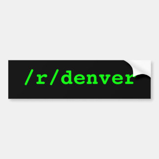 /r/denver bumpersticker